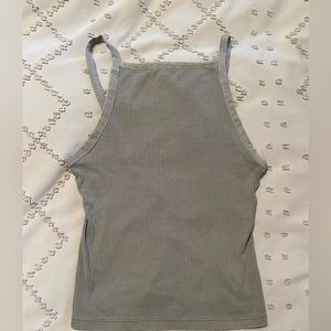 Free People intimately gray/green tank